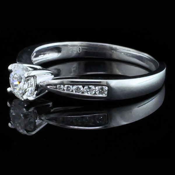 Hearts & Arrows Cut Diamond Engagement Ring Image 2 Geralds Jewelry Oak Harbor, WA