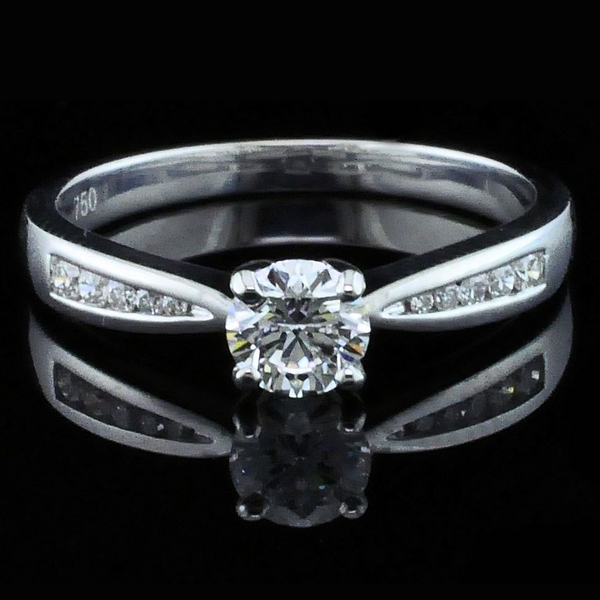Hearts & Arrows Cut Diamond Engagement Ring Geralds Jewelry Oak Harbor, WA