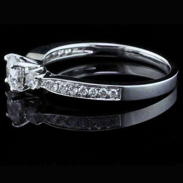 Hearts & Arrows Cut Diamond Engagement Ring Image 2 Geralds Jewelry Oak Harbor, WA