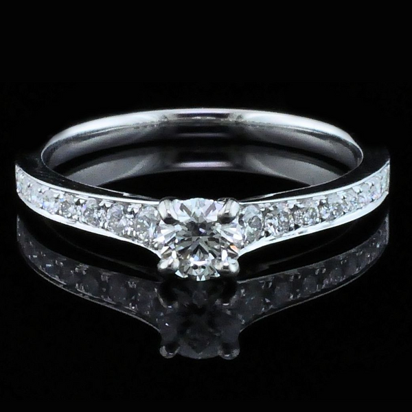 Hearts & Arrows Cut Diamond Engagement Ring Geralds Jewelry Oak Harbor, WA