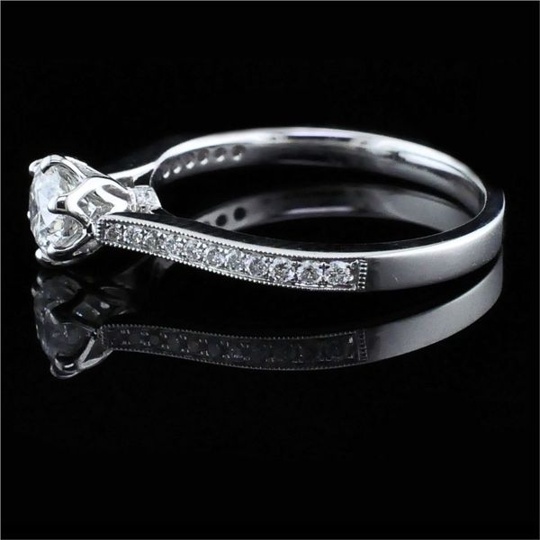 Hearts & Arrows Cut Diamond Engagement Ring Image 2 Geralds Jewelry Oak Harbor, WA