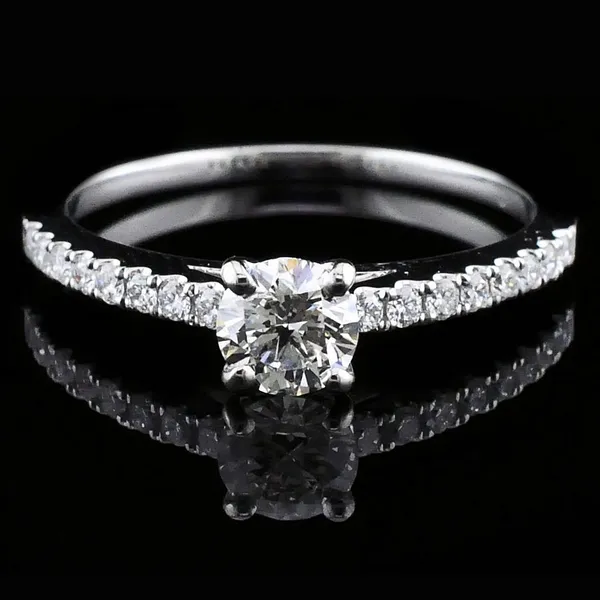 18K White Gold Diamond Wedding Set Image 4 Geralds Jewelry Oak Harbor, WA