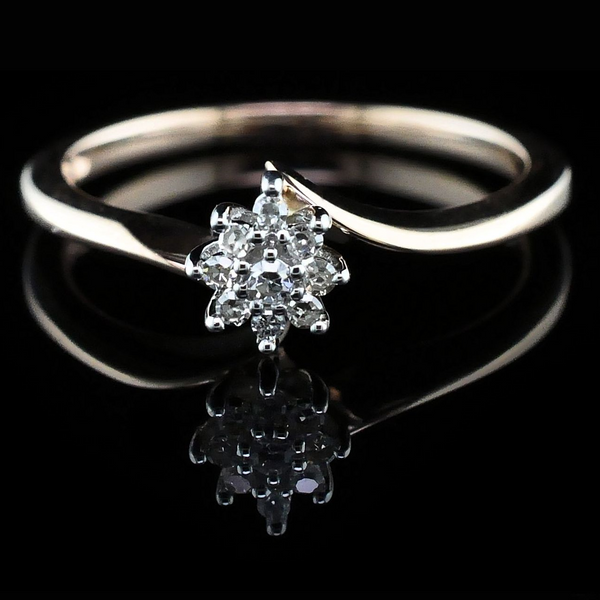 10K Rose Gold Diamond Wedding Set Image 3 Geralds Jewelry Oak Harbor, WA
