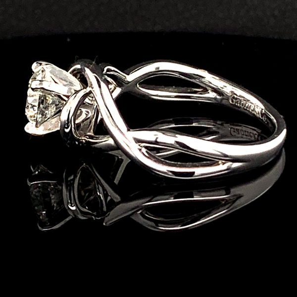 Free Form Diamond Engagement Ring, .90Ct Image 3 Geralds Jewelry Oak Harbor, WA