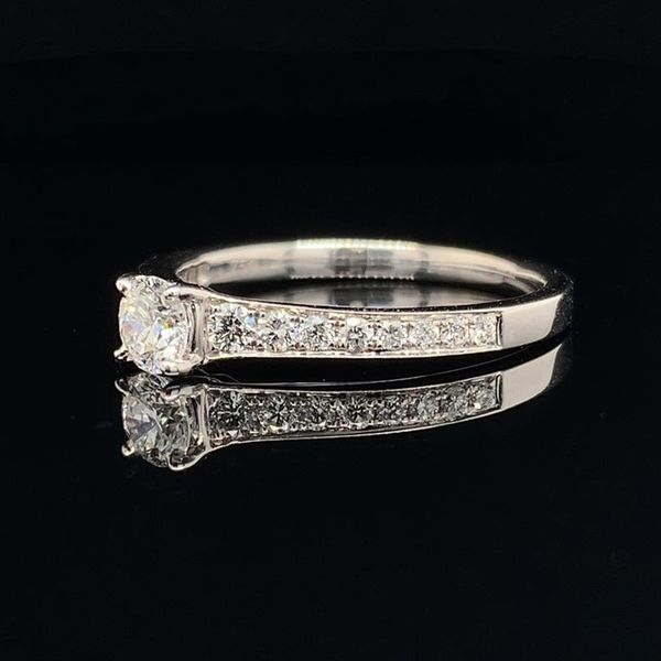 Hearts And Arrows Diamond Engagement Ring Image 2 Geralds Jewelry Oak Harbor, WA