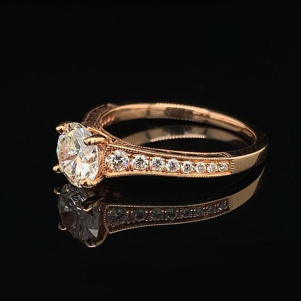 1.02Ct Rose Gold And Diamond Engagement Ring Image 2 Geralds Jewelry Oak Harbor, WA