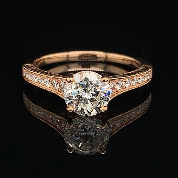 1.02Ct Rose Gold And Diamond Engagement Ring Geralds Jewelry Oak Harbor, WA