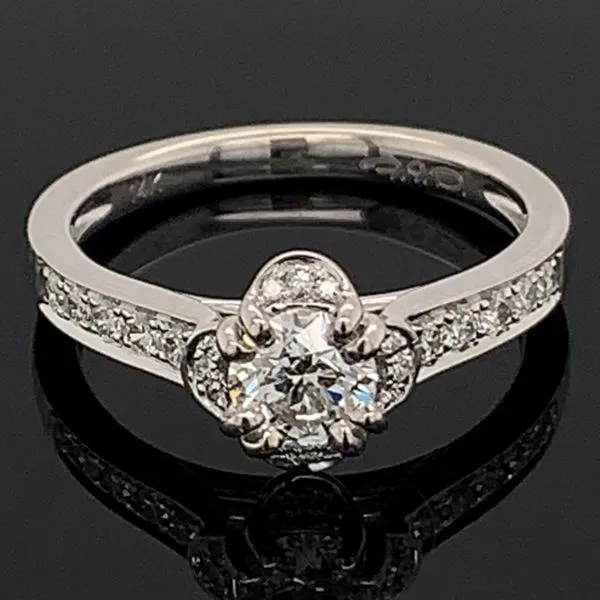 Hearts & Arrows Cut Diamond Engagement Ring Geralds Jewelry Oak Harbor, WA