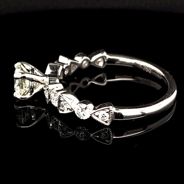 Octagonal Diamond Engagement Ring Image 2 Geralds Jewelry Oak Harbor, WA