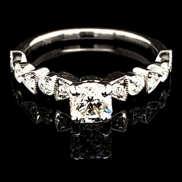 Octagonal Diamond Engagement Ring Geralds Jewelry Oak Harbor, WA