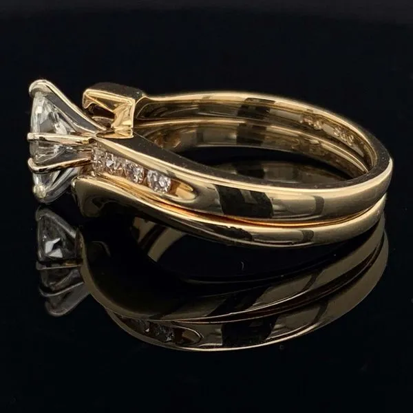 Marquise Diamond Wedding Set Image 2 Geralds Jewelry Oak Harbor, WA