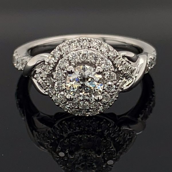 White Gold And Diamond Ladies Engagement Ring Geralds Jewelry Oak Harbor, WA