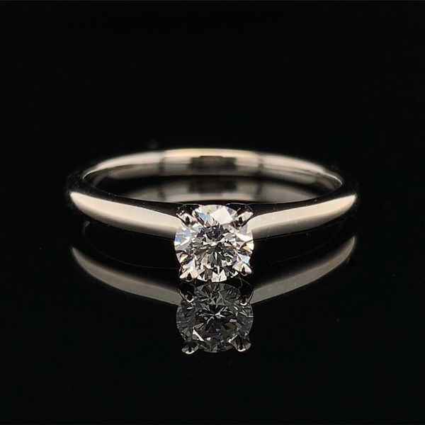 .36ct Round Hearts & Arrows Diamond Solitaire Engagement Ring Geralds Jewelry Oak Harbor, WA