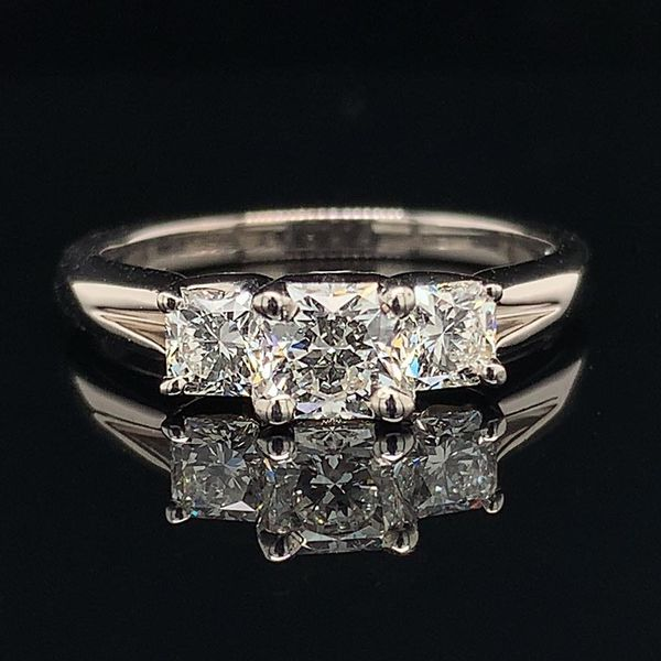 Estate 3 Stone Ring With 3 Hearts On Fire Dream Cut Diamonds Geralds Jewelry Oak Harbor, WA