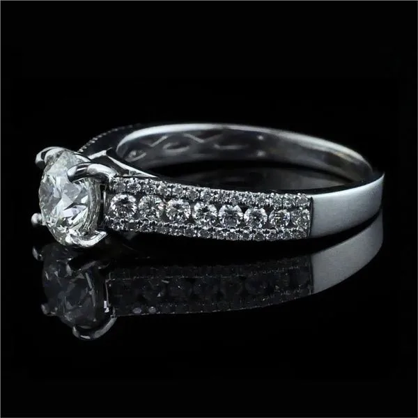 Hearts and Arrows Cut Diamond Engagement Ring Image 2 Geralds Jewelry Oak Harbor, WA