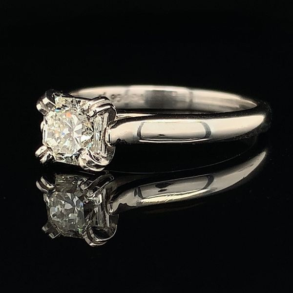 Palladium And Platinum Custom Diamond Engagement Ring Image 2 Geralds Jewelry Oak Harbor, WA