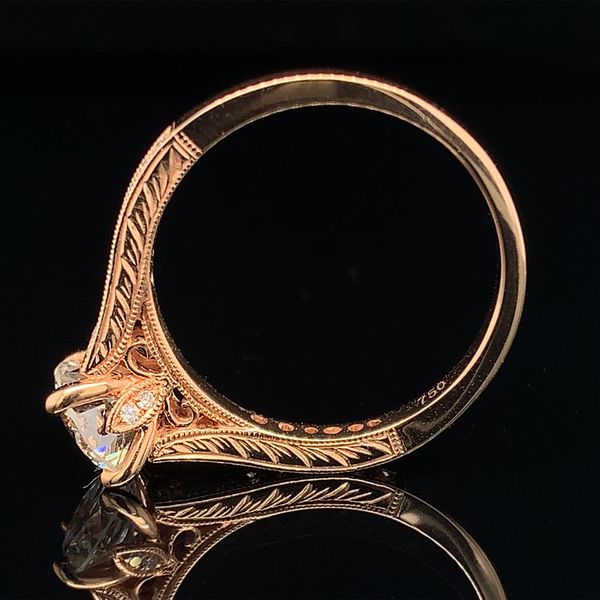 1.02Ct Rose Gold And Diamond Engagement Ring Image 3 Geralds Jewelry Oak Harbor, WA