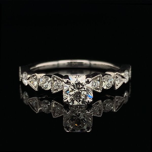 Octagonal Diamond Engagement Ring Geralds Jewelry Oak Harbor, WA