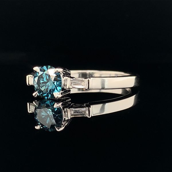 .63Ct Blue Diamond Engagement Ring Image 2 Geralds Jewelry Oak Harbor, WA
