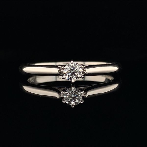 .13Ct Hearts And Arrows Cut Diamond Solitaire Engagement Ring Geralds Jewelry Oak Harbor, WA
