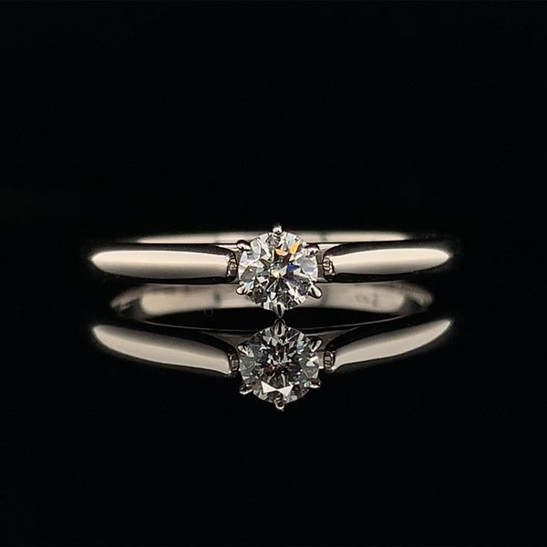 .18Ct Hearts And Arrows Cut Diamond Solitaire Engagement Ring Geralds Jewelry Oak Harbor, WA