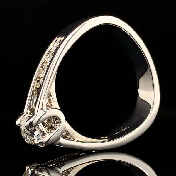 White Gold Diamond Engagement Ring, .74cttw Image 3 Geralds Jewelry Oak Harbor, WA