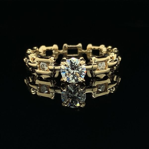 Yellow Gold And Diamond Engagement Ring, .47Cttw Geralds Jewelry Oak Harbor, WA