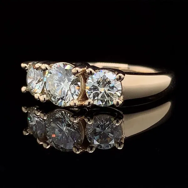 2.03Ct Total Weight Diamond Three Stone Ring Image 2 Geralds Jewelry Oak Harbor, WA