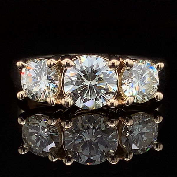 2.03Ct Total Weight Diamond Three Stone Ring Geralds Jewelry Oak Harbor, WA