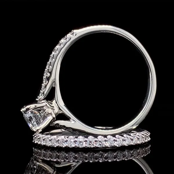 White Gold Diamond Wedding Set Image 2 Geralds Jewelry Oak Harbor, WA