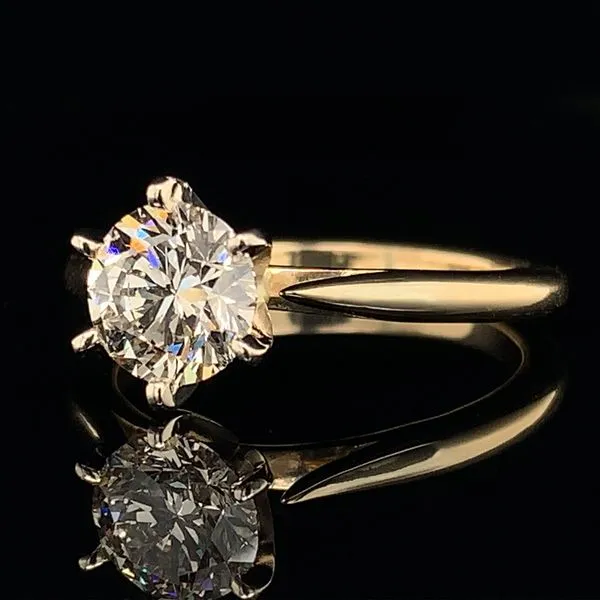 1.02ct Hearts And Arrows Diamond Solitaire Engagement Ring Image 2 Geralds Jewelry Oak Harbor, WA