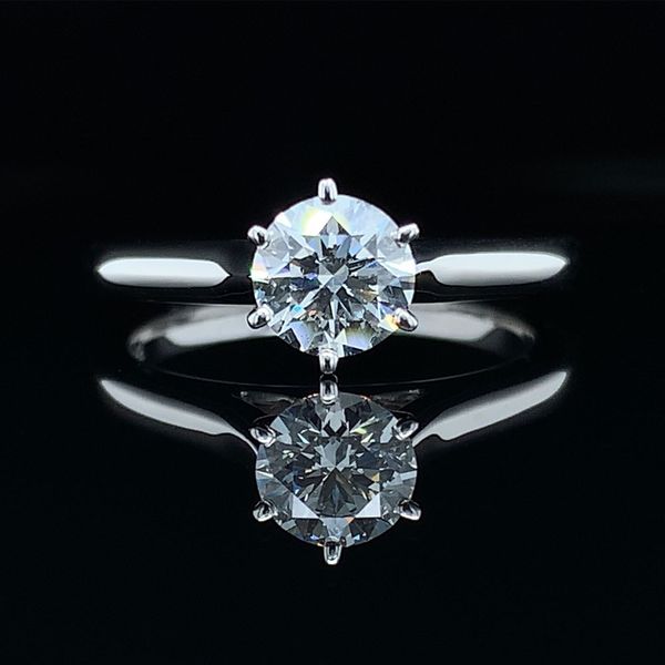 .76Ct Hearts And Arrows Cut Diamond Solitaire Engagement Ring Geralds Jewelry Oak Harbor, WA