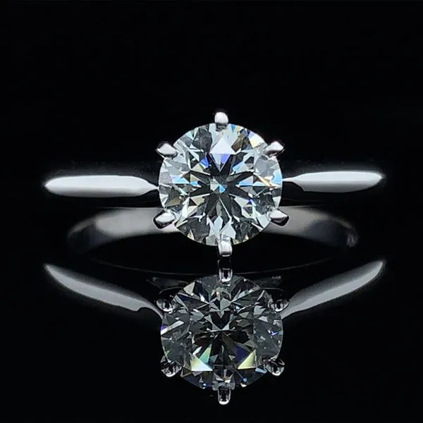 1.00Ct Hearts And Arrows Cut Diamond Solitaire Engagement Ring Geralds Jewelry Oak Harbor, WA