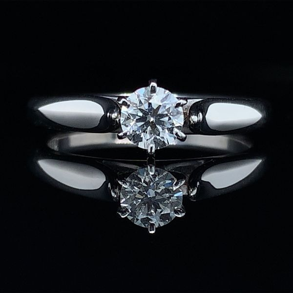 .40Ct Hearts And Arrows Cut Diamond Solitaire Engagement Ring Geralds Jewelry Oak Harbor, WA