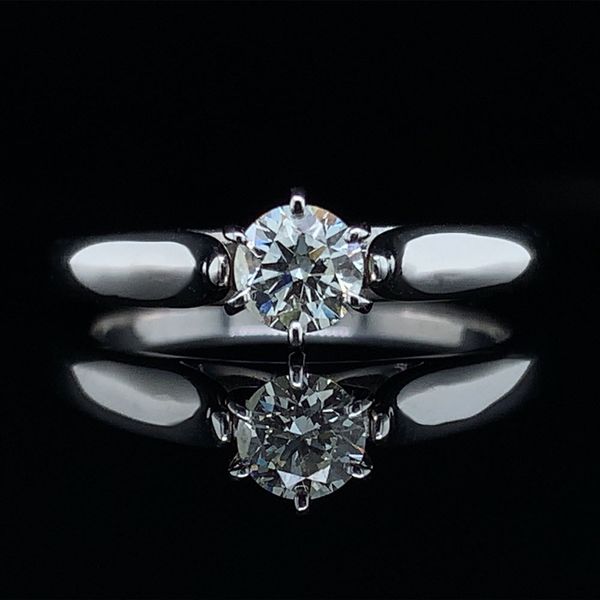 .40Ct Hearts And Arrows Cut Diamond Solitaire Engagement Ring Geralds Jewelry Oak Harbor, WA