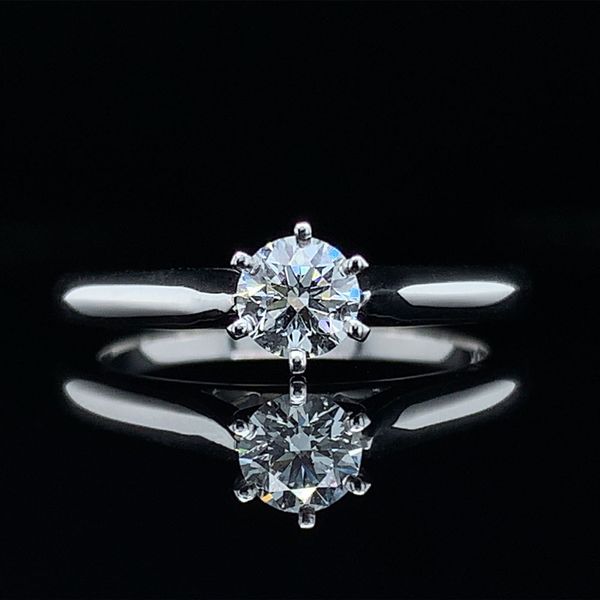 .40Ct Hearts And Arrows Cut Diamond Solitaire Engagement Ring Geralds Jewelry Oak Harbor, WA