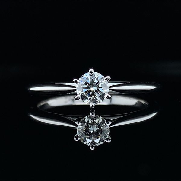 .33Ct Hearts And Arrows Daimond Solitaire Engagement Ring Geralds Jewelry Oak Harbor, WA