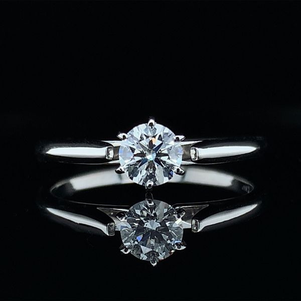 .41Ct Hearts And Arrows Daimond Solitaire Engagement Ring Geralds Jewelry Oak Harbor, WA