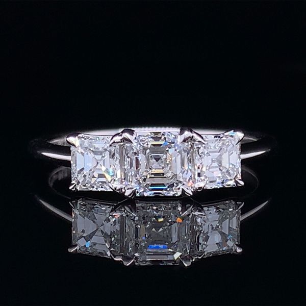 Platinum Three Stone Diamond Engagement Ring Geralds Jewelry Oak Harbor, WA