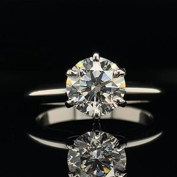 1.50Ct Hearts And Arrows Diamond Solitaire Engagement Ring Geralds Jewelry Oak Harbor, WA