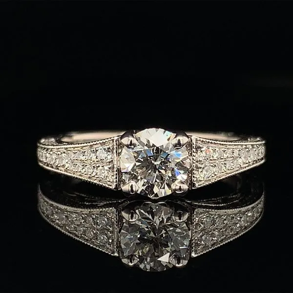Hearts And Arrows Diamond Engagement Ring Geralds Jewelry Oak Harbor, WA