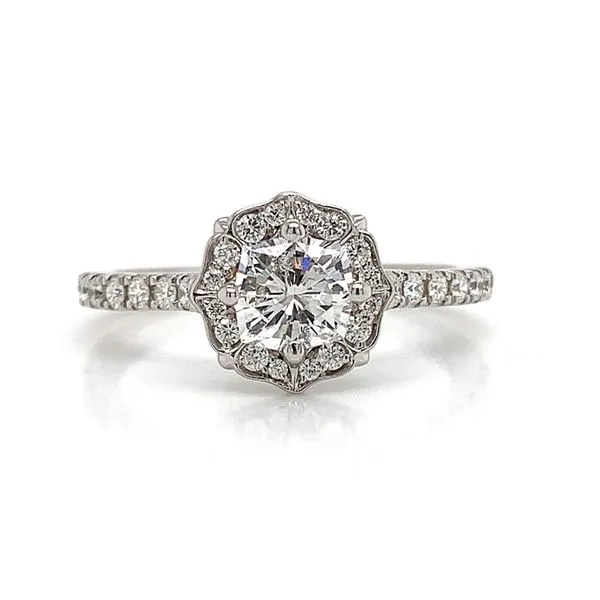 Octagonal Cut Diamond Engagement Ring Image 4 Geralds Jewelry Oak Harbor, WA