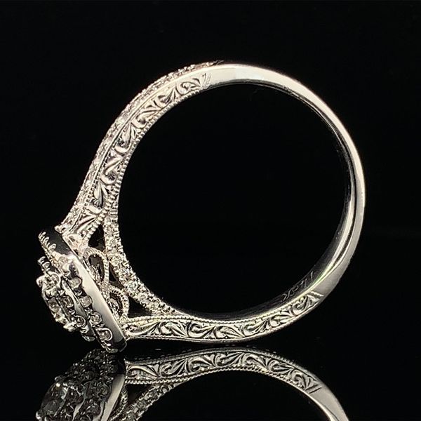 Double Halo Style Diamond Engagement Ring Image 3 Geralds Jewelry Oak Harbor, WA