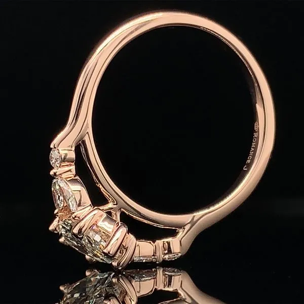 Marquise Cut Diamond Accented Engagement Ring Image 4 Geralds Jewelry Oak Harbor, WA