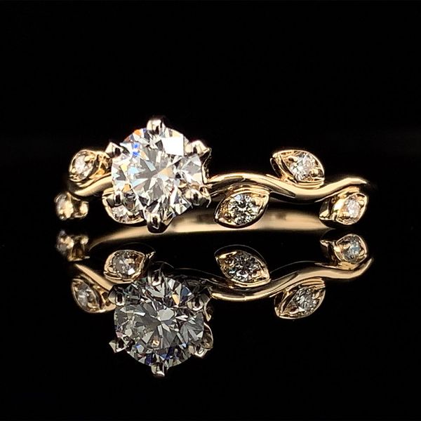 Nature Inspired Diamond Engagement Ring Image 2 Geralds Jewelry Oak Harbor, WA