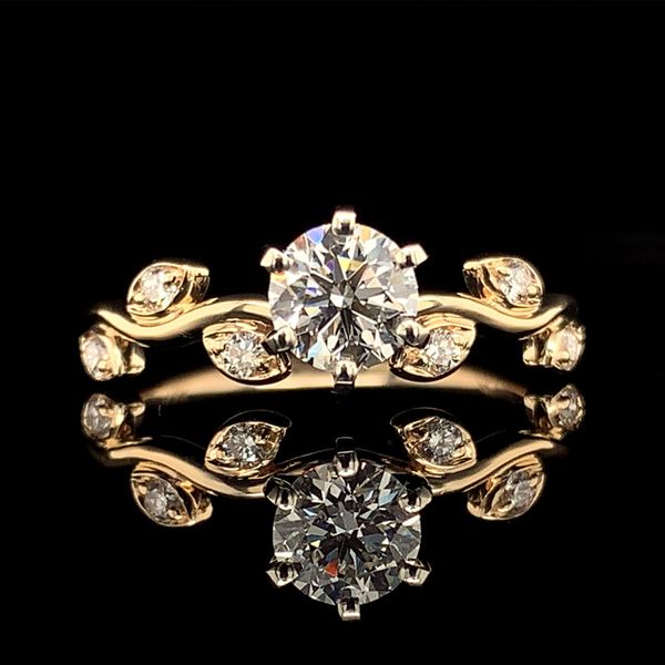 Nature Inspired Diamond Engagement Ring Geralds Jewelry Oak Harbor, WA