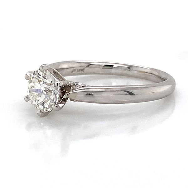 Hearts And Arrows Diamond Cathedral Engagement Ring Image 5 Geralds Jewelry Oak Harbor, WA