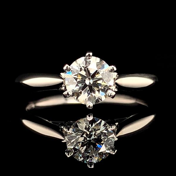 Hearts And Arrows Diamond Cathedral Engagement Ring Geralds Jewelry Oak Harbor, WA