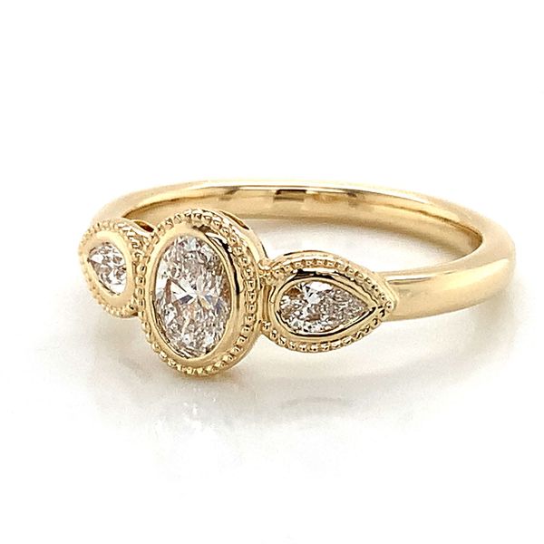 Three Stone Diamond Engagement Ring Image 5 Geralds Jewelry Oak Harbor, WA