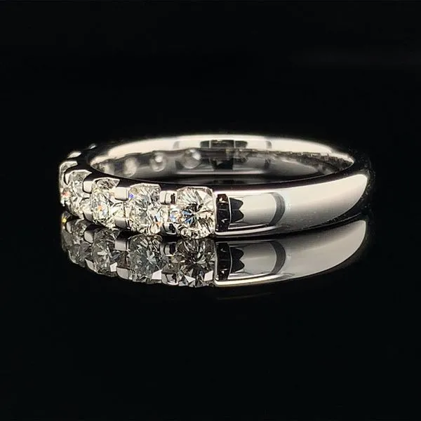 Diamond Shared Prong Anniversary Band, 1.00ct Total Diamond Weight Image 2 Geralds Jewelry Oak Harbor, WA